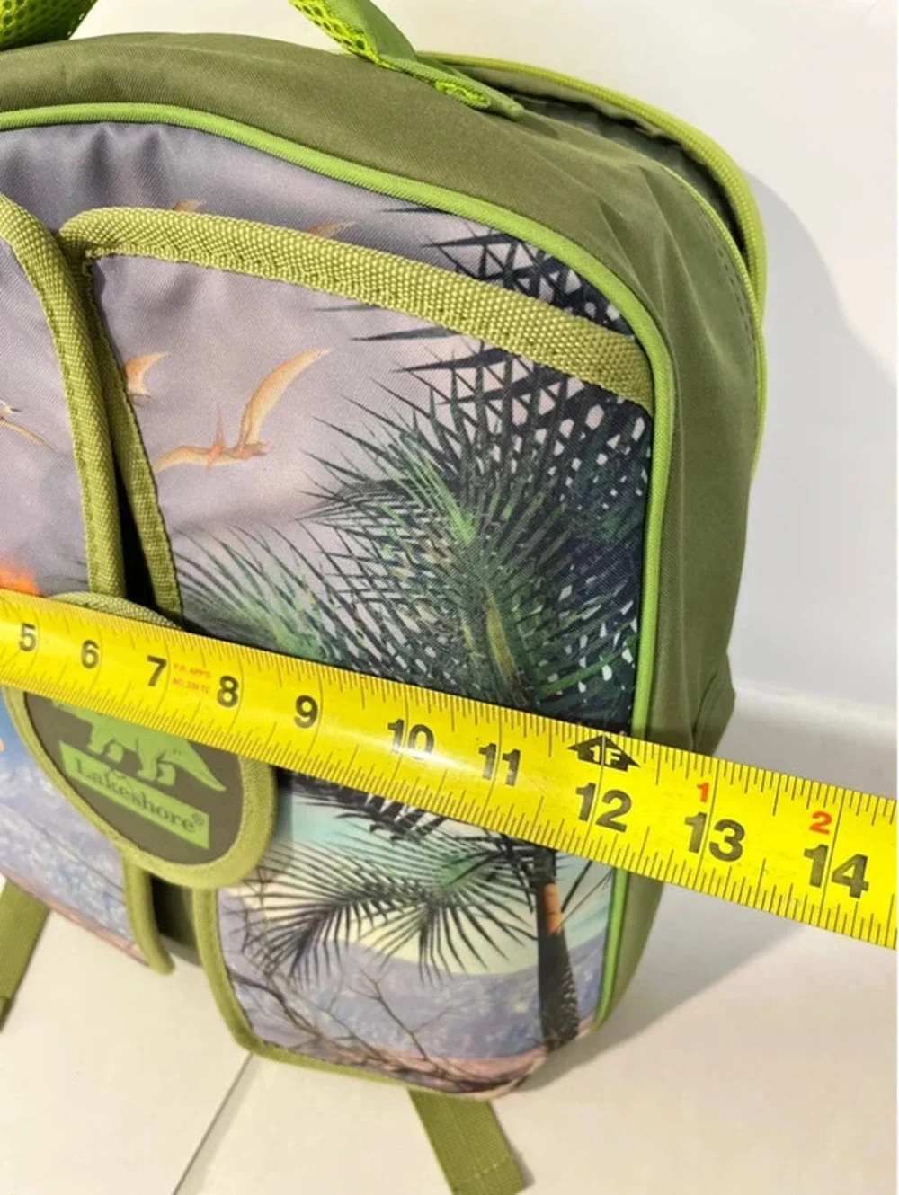 Lakeshore Scenic Dinosaur Fold Out Play Mat Green Children’s Kids Backpack